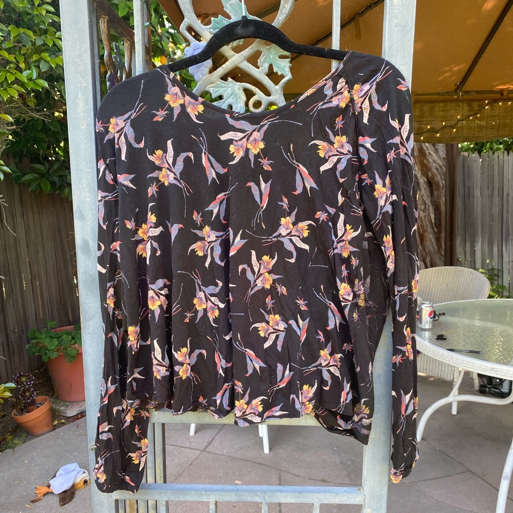 Free People Top with Unique Open Back